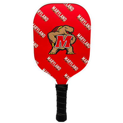 Maryland Terrapins Pickleball Paddle | Carbon Fiber Face | 12mm Core - Club Rehab
