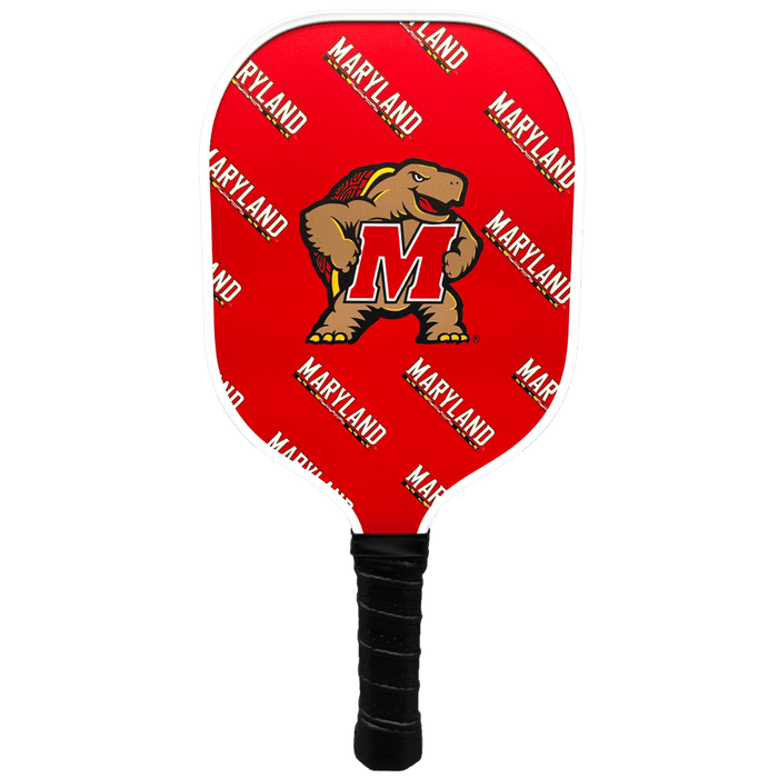 Maryland Terrapins Pickleball Paddle | Carbon Fiber Face | 12mm Core - Club Rehab