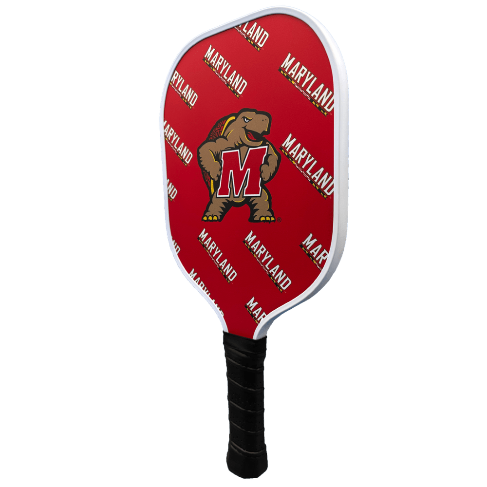 Maryland Terrapins Pickleball Paddle | Carbon Fiber Face | 12mm Core - Club Rehab
