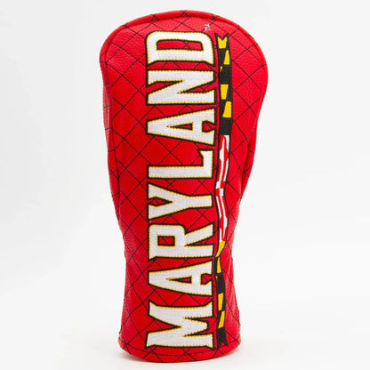 Maryland Terrapins Solid Quilted Fairway Headcover - golf headcover product images