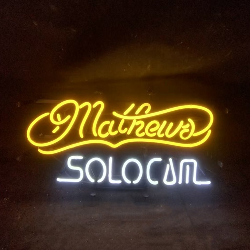 Mathews Solocom Neon Signs - Club Rehab