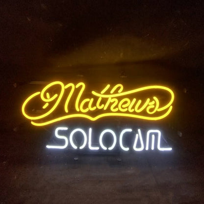 Mathews Solocom Neon Signs - Club Rehab