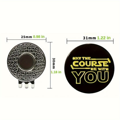 "May The Course Be With You" Golf Ball Marker - Club Rehab - Golf Ball Marker"May The Course Be With You" Golf Ball Marker