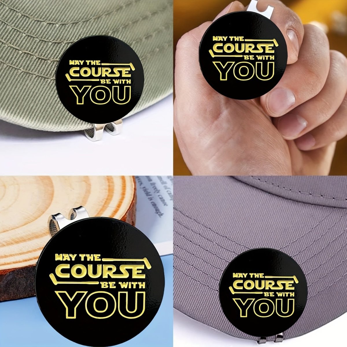 "May The Course Be With You" Golf Ball Marker - Club Rehab - Golf Ball Marker"May The Course Be With You" Golf Ball Marker