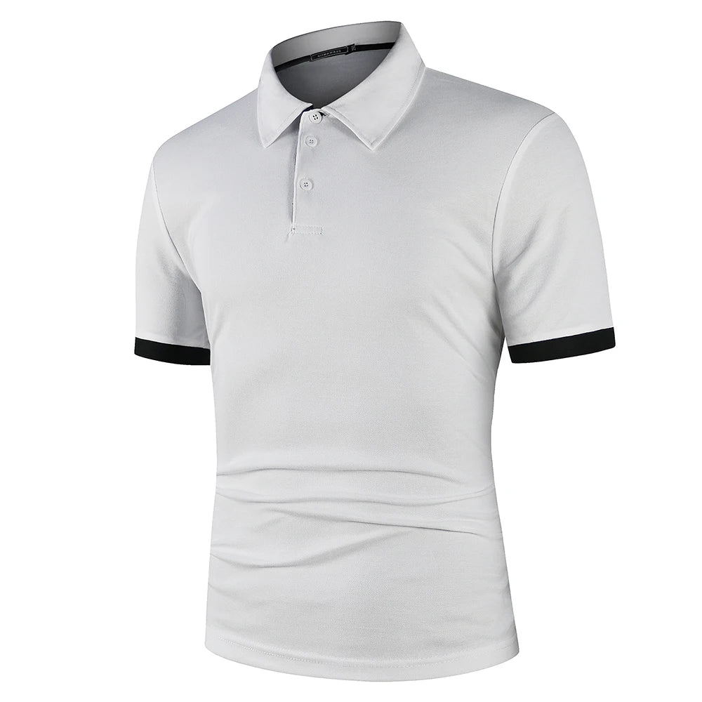 Men Polo Men Shirt Short Sleeve Polo Shirt Contrast Color Polo New Clothing Summer Streetwear Casual Fashion Men tops - Club Rehab - Polo shirtWHITES45134534705344|45134534738112|45134534770880|45134534934720|45134535065792|45134535098560|45134535131328|45134535164096