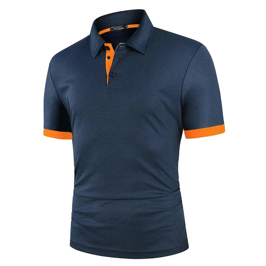 Men Polo Men Shirt Short Sleeve Polo Shirt Contrast Color Polo New Clothing Summer Streetwear Casual Fashion Men tops - Club Rehab - Polo shirtnavy orangeXSMen Polo Men Shirt Short Sleeve Polo Shirt Contrast Color Polo New Clothing Summer Streetwear Casual Fashion Men tops