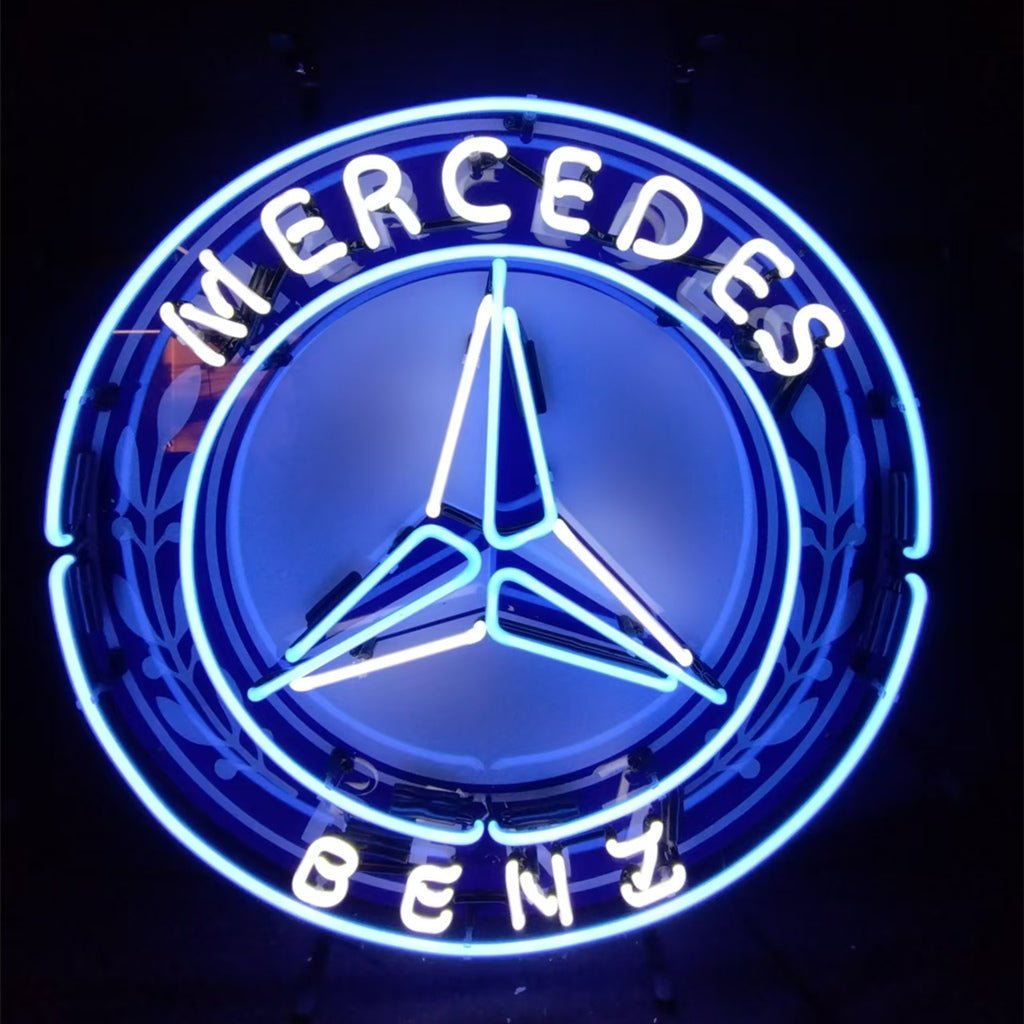 Mercedes Benz Auto Car Logo Neon Signs Light - Club Rehab
