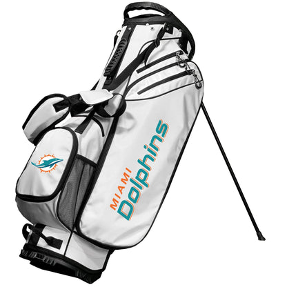 Miami Dolphins Birdie stand golf bag, White color