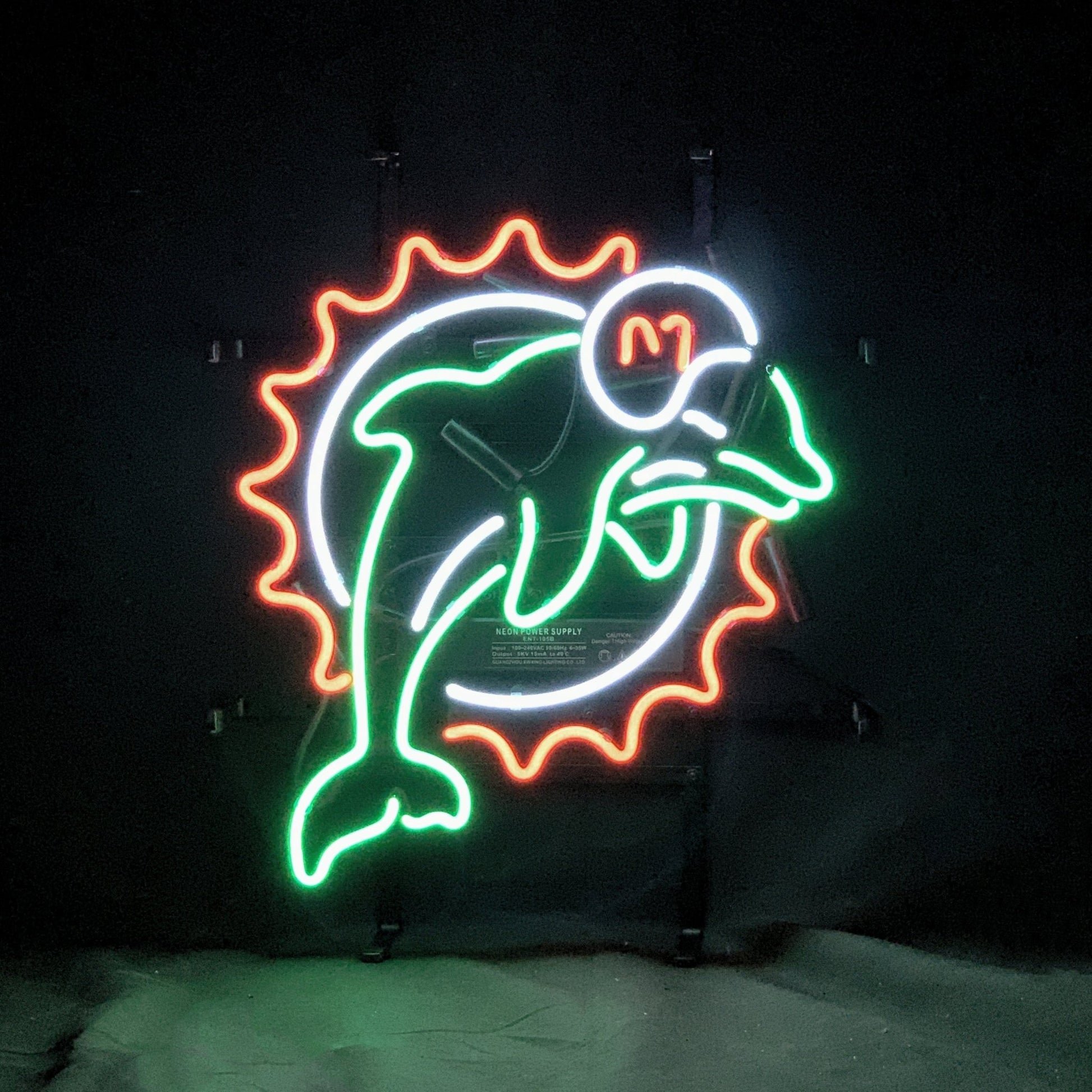 Miami Dolphins Football Logo Neon Signs Light - Club Rehab
