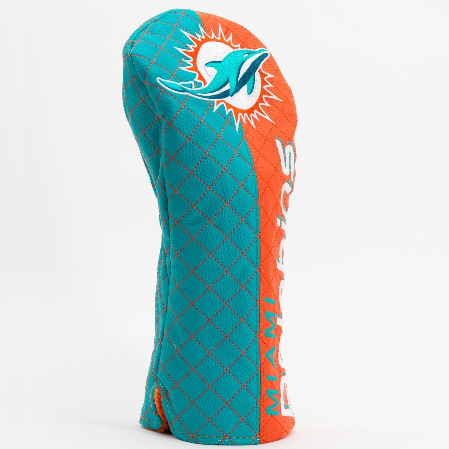 Miami Dolphins Quilted Headcovers – Fins Up Collection - Fairway Split - Club Rehab