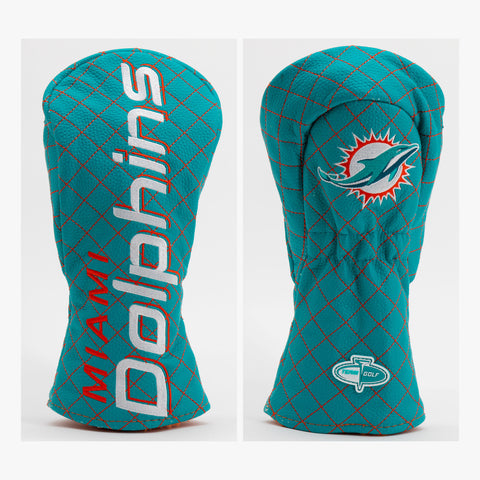 Miami Dolphins gesteppter Fairway-Schlägerhauben-Bezug