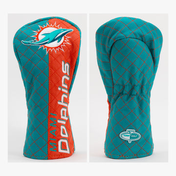 Miami Dolphins Split Quilted Fairway Headcover