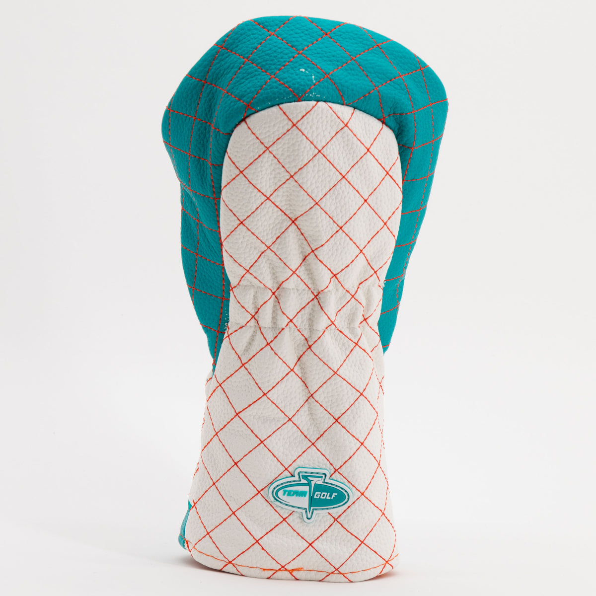 Miami Dolphins Striped Fairway quilted headcover, back view