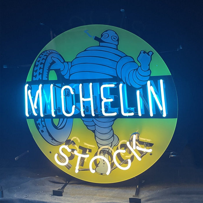 Michelin Stock Neon Signs Light - 19"x19" - Club Rehab