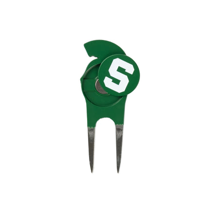 Michigan State Spartans divot tool: round marker lifted