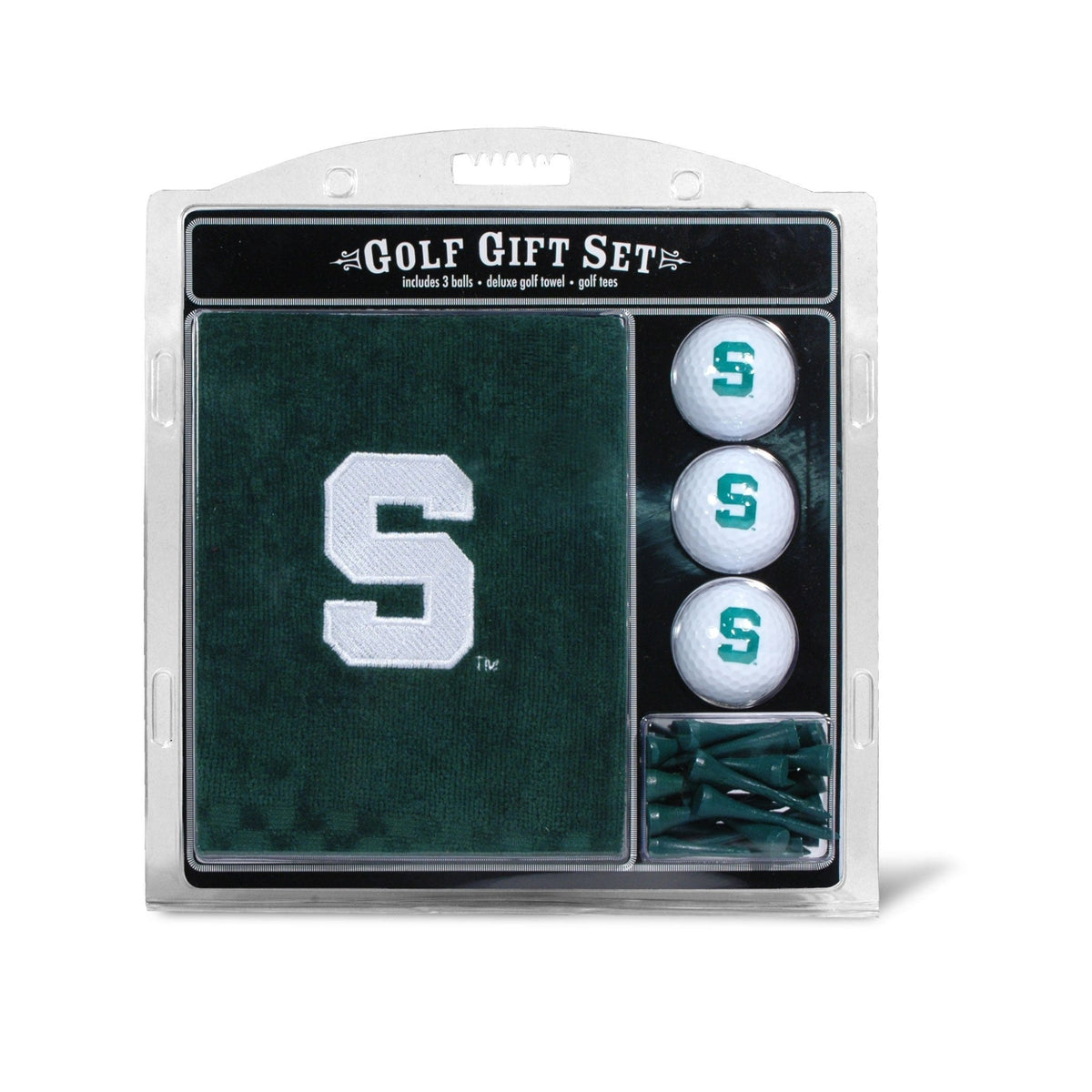 Michigan State Spartans Embroidered Towel Golf Gift Set
