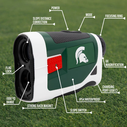Michigan State Spartans Foresight golf rangefinder by Team Golf, view 6