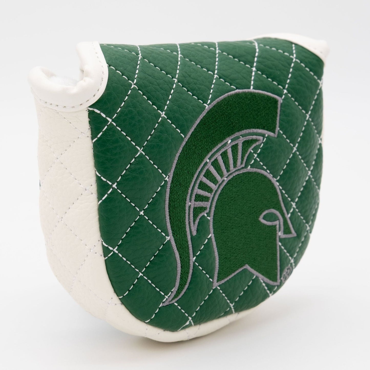 Michigan State Spartans Quilted Headcovers – Go Green Collection - Mallet Putter Solid - Club Rehab