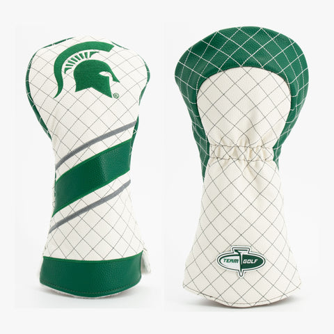 Michigan State Spartans Gesteppte Driver-Schlägerhaube mit Streifen