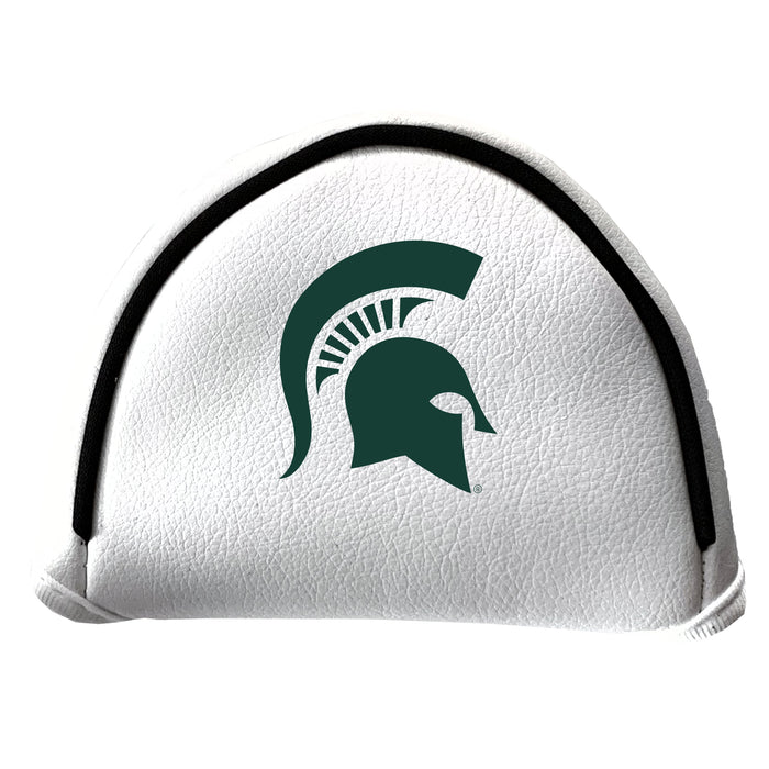 Michigan State Spartans Vintage White Printed Mallet Putter Headcover
