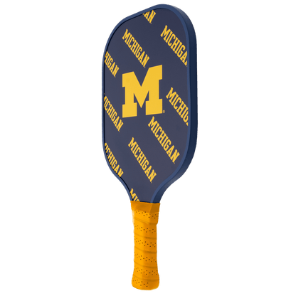 Michigan Wolverines Pickleball Paddle | Carbon Fiber Face | 12mm Core - Club Rehab