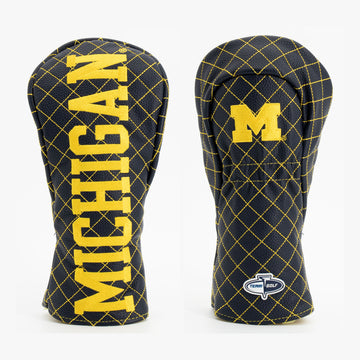 Michigan Wolverines Solid Quilted Fairway Headcover