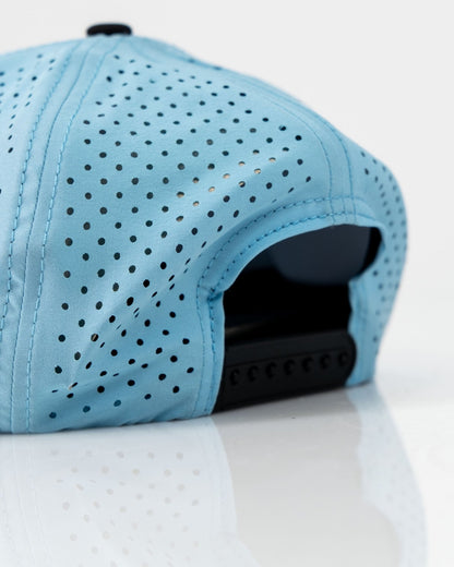 Middle Finger Baby Blue - Perforated Rope Hat - Club Rehab