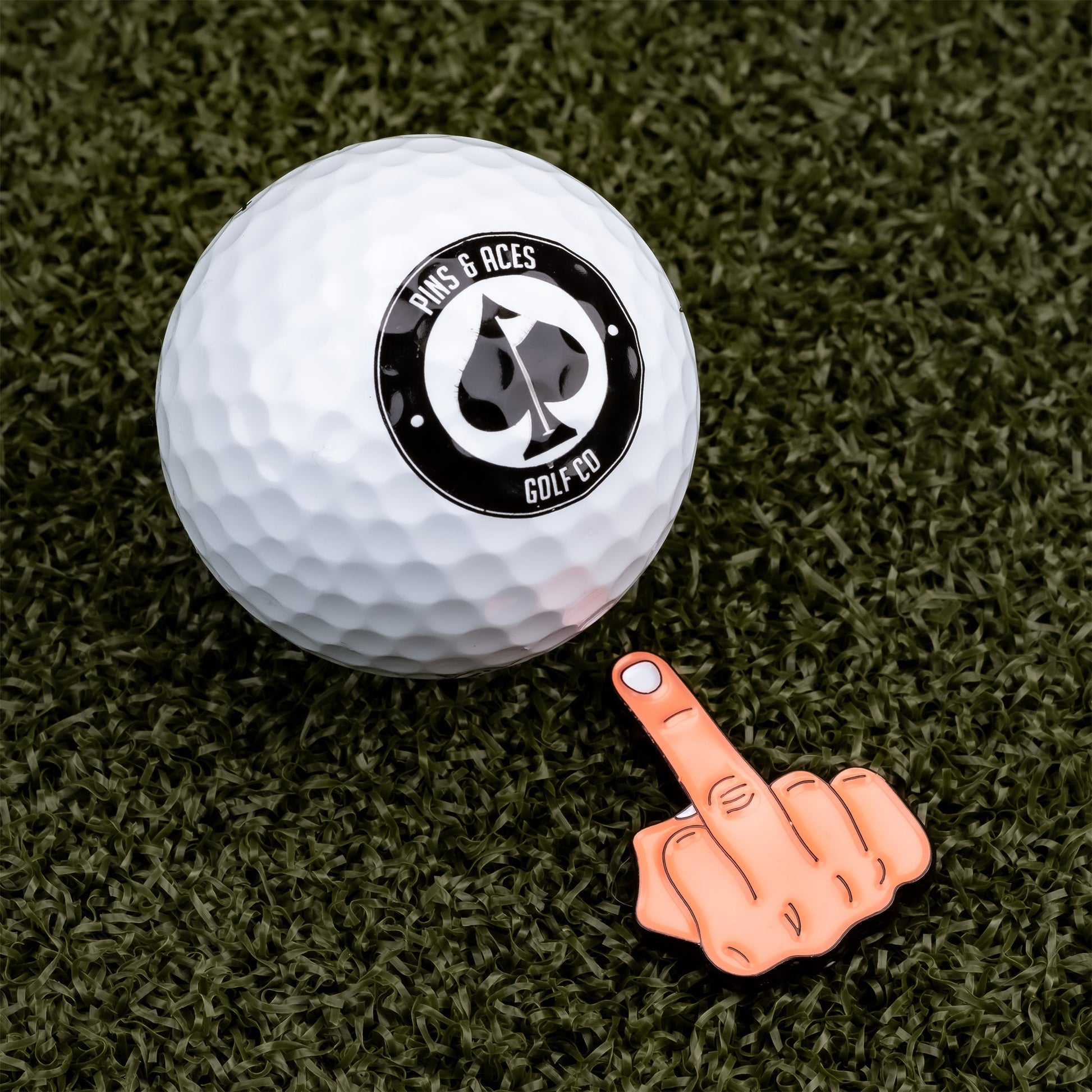Middle Finger Ball Marker - Club Rehab