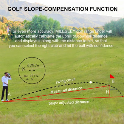 Mileseey PF2E Golf Laser Rangefinder - Club Rehab - RangefinderMileseey PF2E Golf Laser Rangefinder