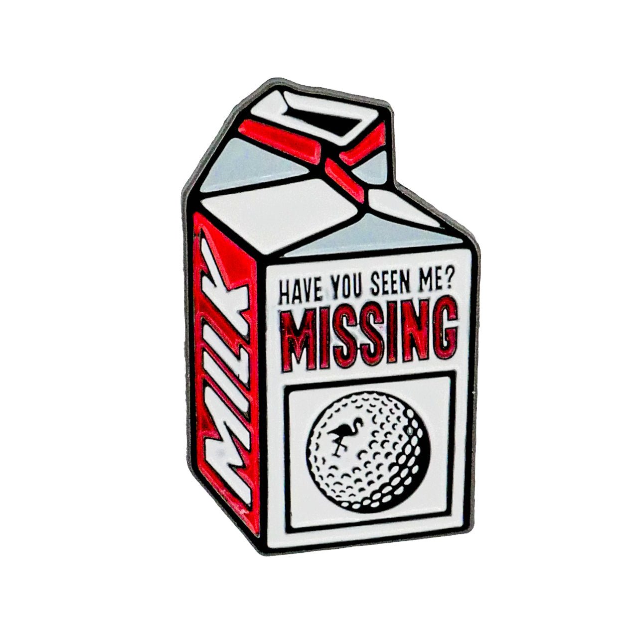 Milk Carton "Missing Ball" Ball Marker - Club Rehab