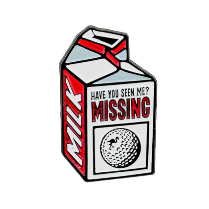 Milk Carton "Missing Ball" Ball Marker - Club Rehab
