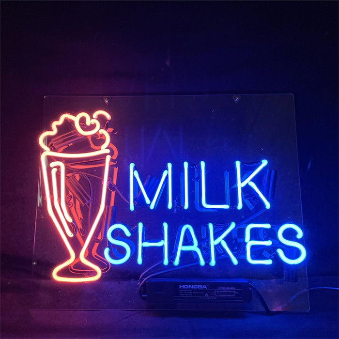 Milk Shakes Neon Light Sign - Club Rehab