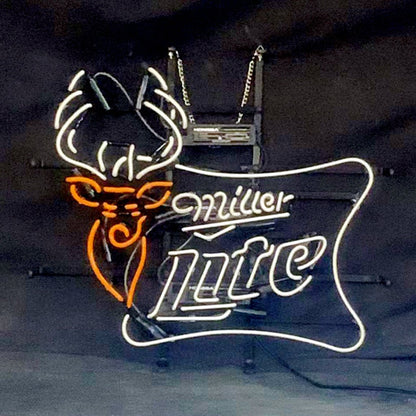 Miller Lite Deer Neon Signs - Club Rehab