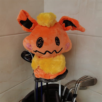 Mimikyu Pokémon Driver Head Cover – Multiple Variations - Orange - Club Rehab