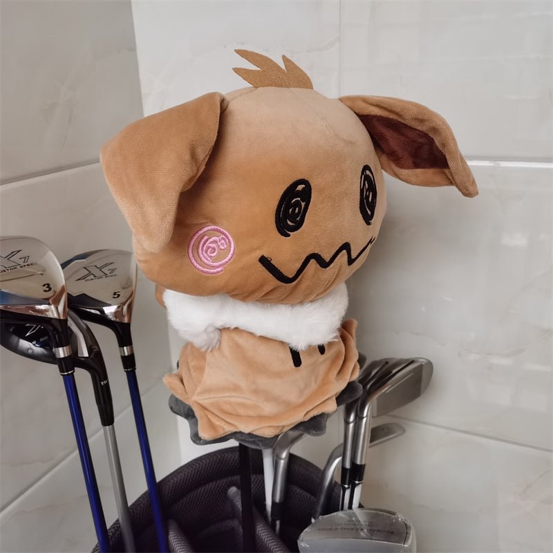 Mimikyu Pokémon Driver Head Cover – Multiple Variations - Brown - Club Rehab