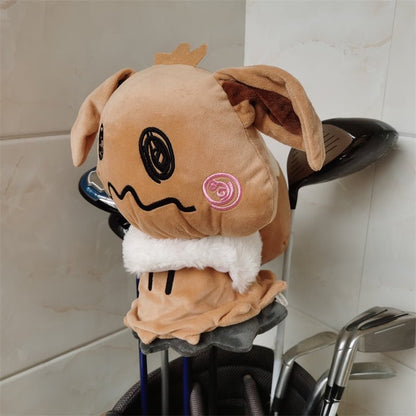 Mimikyu Pokémon Driver Head Cover – Multiple Variations - Brown - Club Rehab