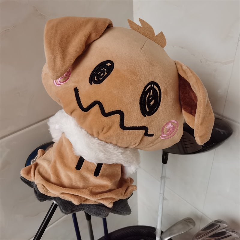 Mimikyu Pokémon Driver Head Cover – Multiple Variations - Brown - Club Rehab