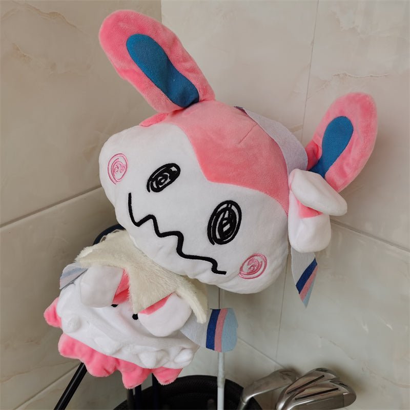 Mimikyu Pokémon Driver Head Cover – Multiple Variations - Pink - Club Rehab
