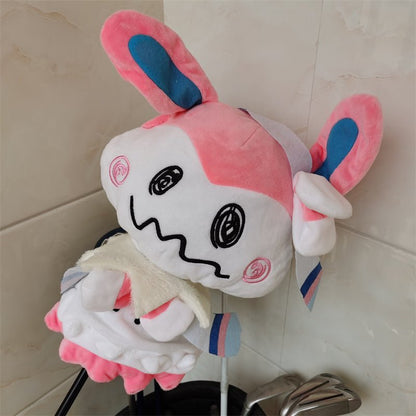 Mimikyu Pokémon Driver Head Cover – Multiple Variations - Pink - Club Rehab