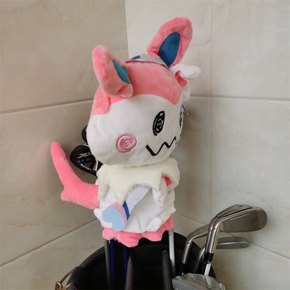 Mimikyu Pokémon Driver Head Cover – Multiple Variations - Brown - Club Rehab