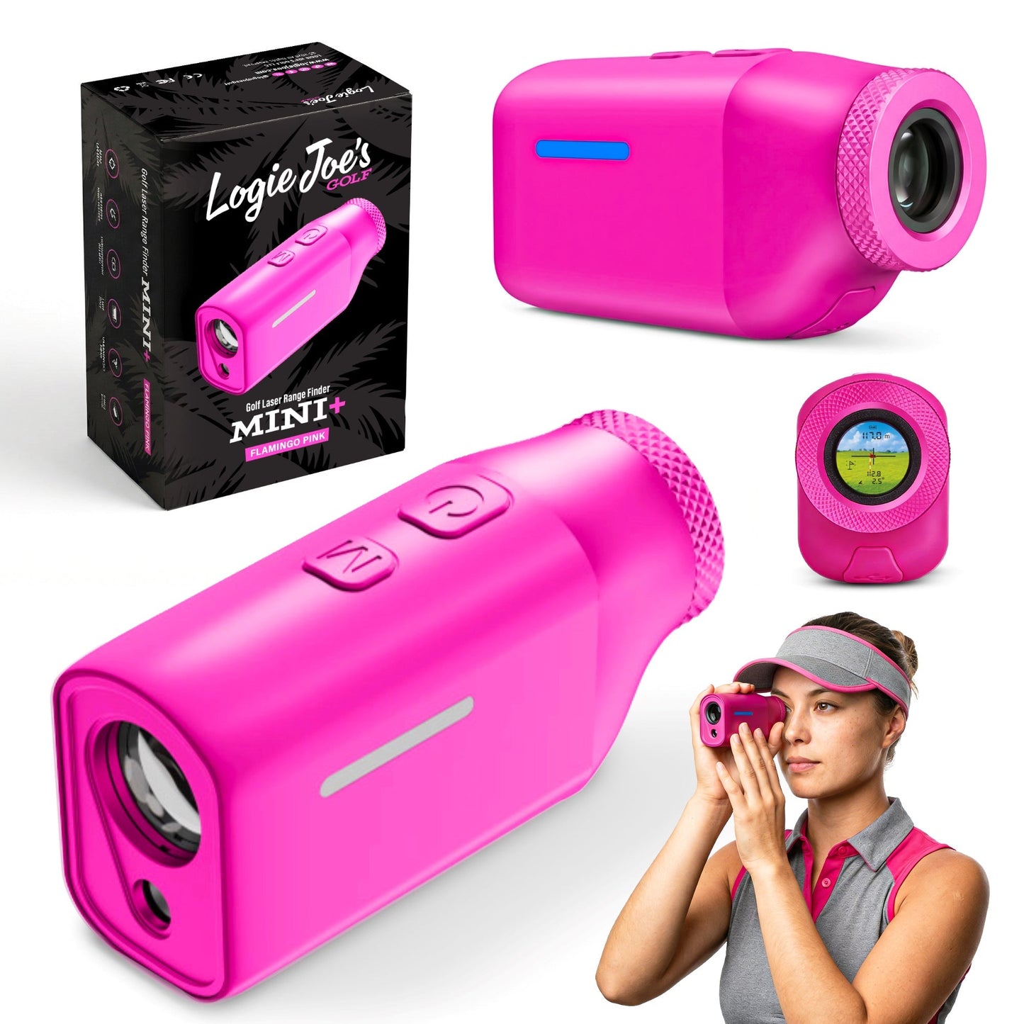 MINI+ Golf Rangefinder | Flamingo Pink - Club Rehab