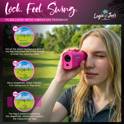 MINI+ Golf Rangefinder | Flamingo Pink - Club Rehab