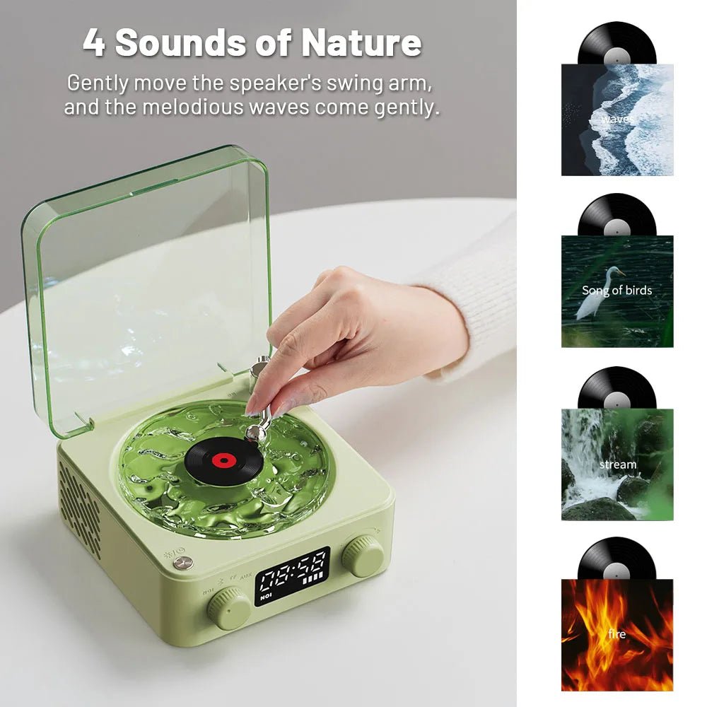 Retro Groove Mini Bluetooth Speaker, alternate product view 3