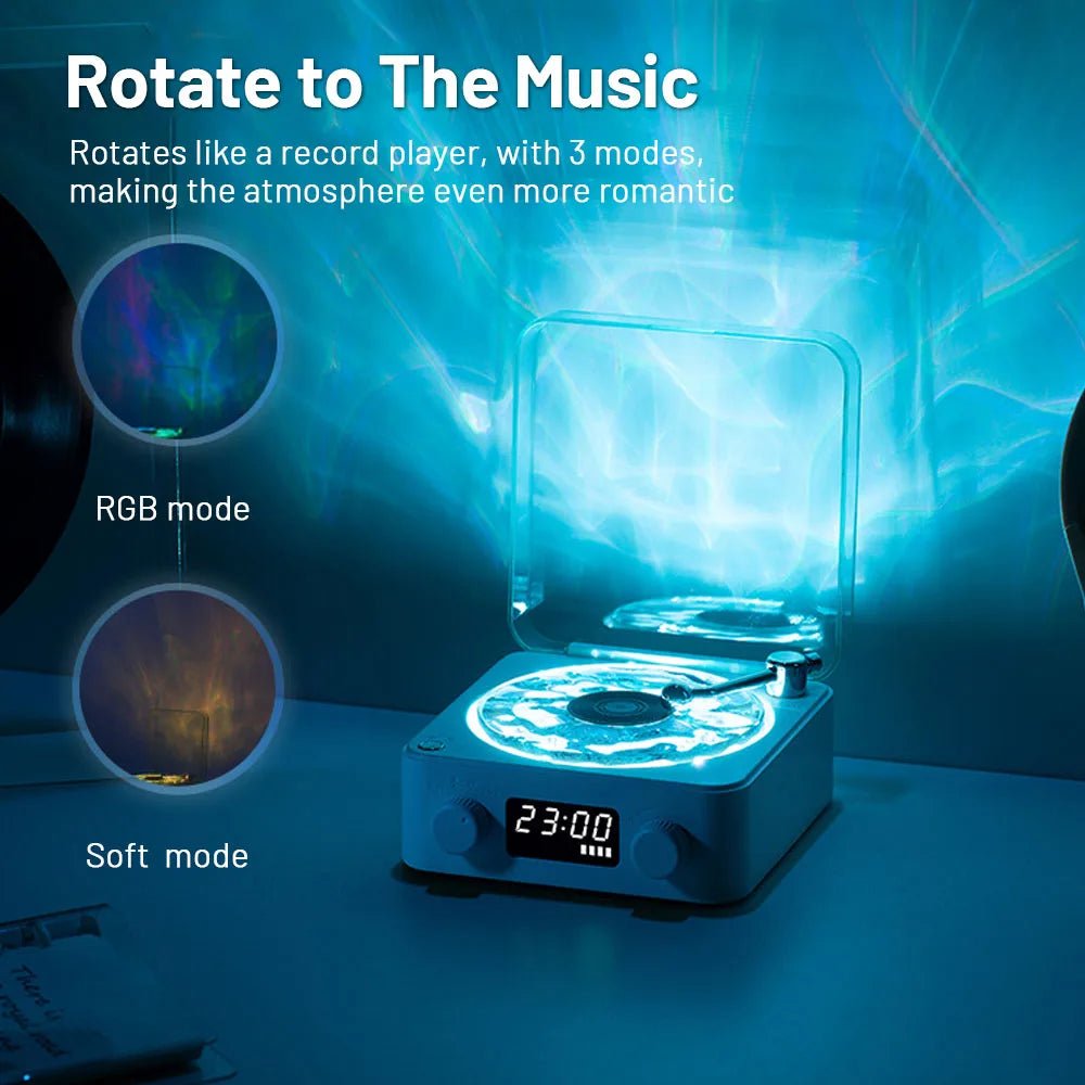 Retro Groove Mini Bluetooth Speaker, alternate product view 4