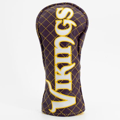 Minnesota Vikings Quilted Headcovers – Skol Collection - Driver Solid - Club Rehab