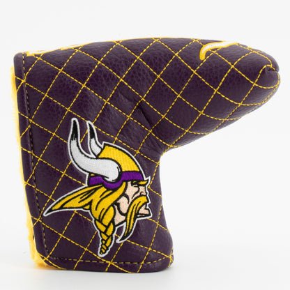 Minnesota Vikings Quilted Headcovers – Skol Collection - Blade Putter Solid - Club Rehab