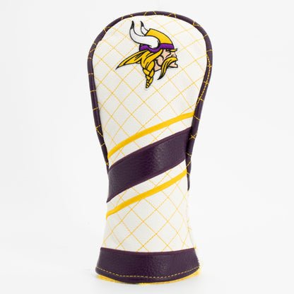 Minnesota Vikings Quilted Headcovers – Skol Collection - Driver Stripe - Club Rehab