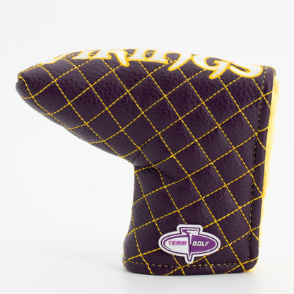 Minnesota Vikings Solid Blade Putter quilted headcover, back view