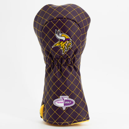 Minnesota Vikings Solid Driver quilted headcover, back view