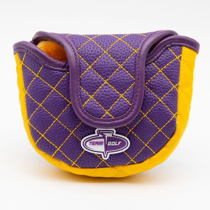 Minnesota Vikings Solid Mallet Putter quilted headcover, back view